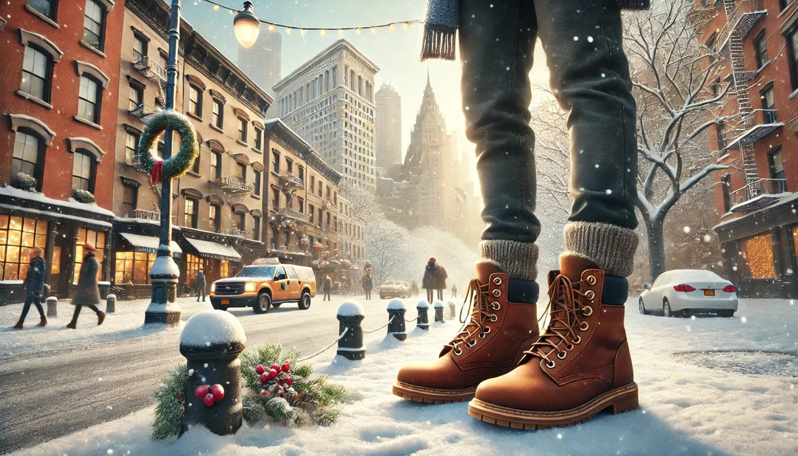 What shoes to wear in New York in December Sparkly Maid NYC